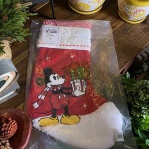 Pottery Barn Kids Disney Mickey Mouse Quilted Christmas Stocking